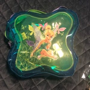Tinker Bell backpack blue/green transparent